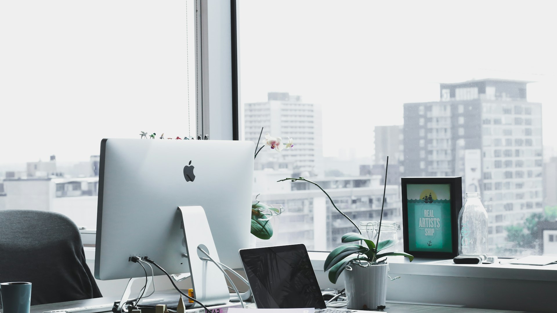 Modern office building